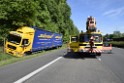 LKW in Boeschung A 3 Rich Frankfurt Hoehe Roesrath Lohmar P040